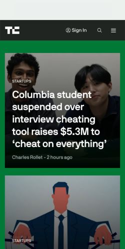 Techcrunch preview