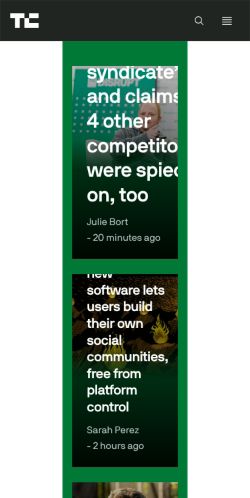 Techcrunch preview