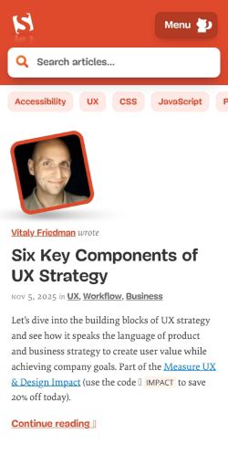 Smashing Magazine preview