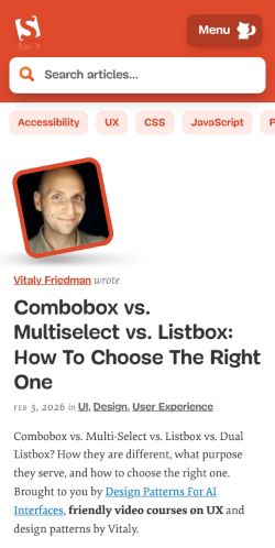 Smashing Magazine preview