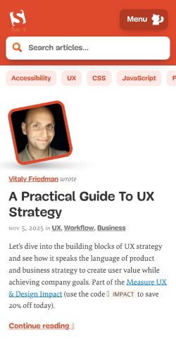 Smashing Magazine preview