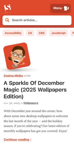 Smashing Magazine preview