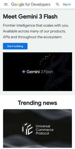 Google Developers preview
