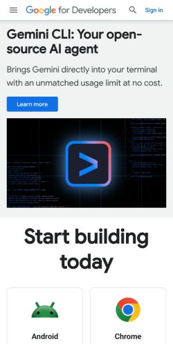Google Developers preview