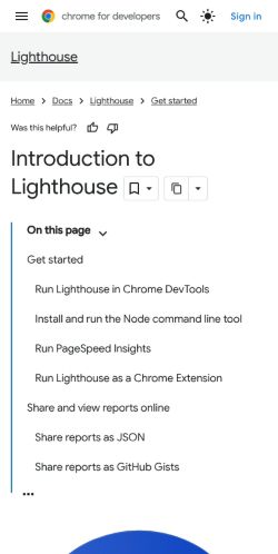 Lighthouse preview