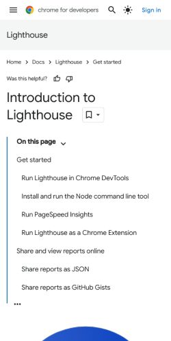 Lighthouse preview