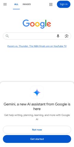 Google Search preview